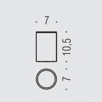 Colombo Design PLUS W4941.BM - Настольный стакан для зубных щеток (цвет: белый матовый)