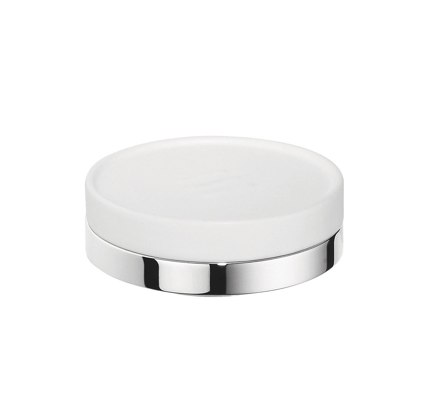 Colombo Design Nordic B5240.0CR-CBO Мыльница настольная (хром - белая керамика)