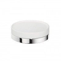 Colombo Design Nordic B5240.0CR-CBO Мыльница настольная (хром - белая керамика)