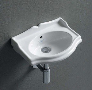 SIMAS Arcade AR035 - Раковина для ванной комнаты 37*28 см | без отверстия для смесителя