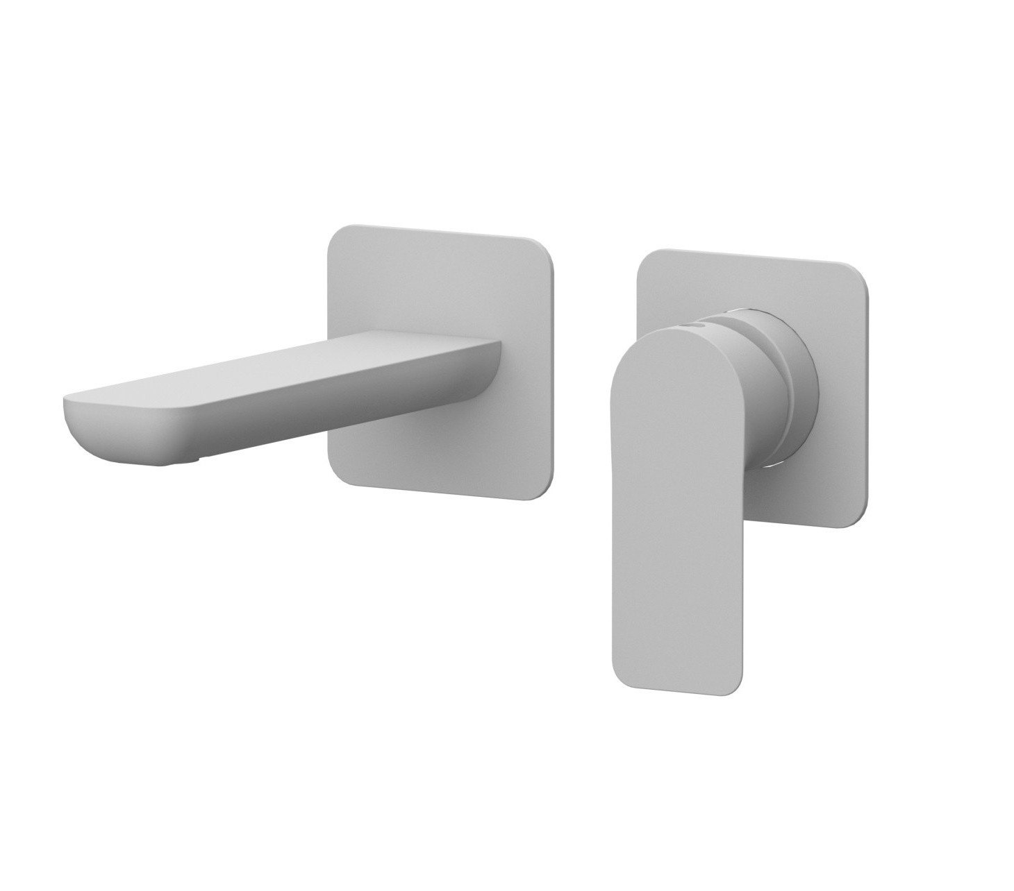 Remer Infinity I15PLBO Настенный смеситель для раковины (белый матовый ...