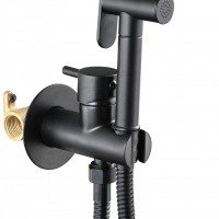 Savol S-FXQ002H Гигиенический душ - комплект со смесителем (чёрный матовый)