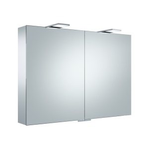 KEUCO Royal 15 14404171301 Зеркальный шкаф с подсветкой 100*72 см (алюминий)