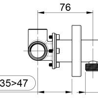 Almar Atthis E136009.CR Гигиенический душ в комплекте с прогрессивным смесителем | внешняя часть (хром)