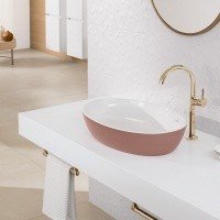 Villeroy Boch Artis 419861BCT2 Раковина накладная овальная для ванной комнаты 61х41 см (цвет rose).