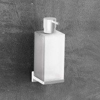 Colombo Design LOOK B9316.BM Дозатор для жидкого мыла 310 мл - настенный (белый матовый)