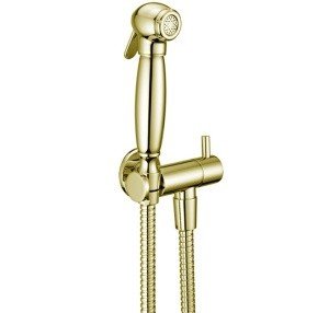 Cisal Shower AR00790024 Гигиенический душ - комплект с запорным вентилем (золото)