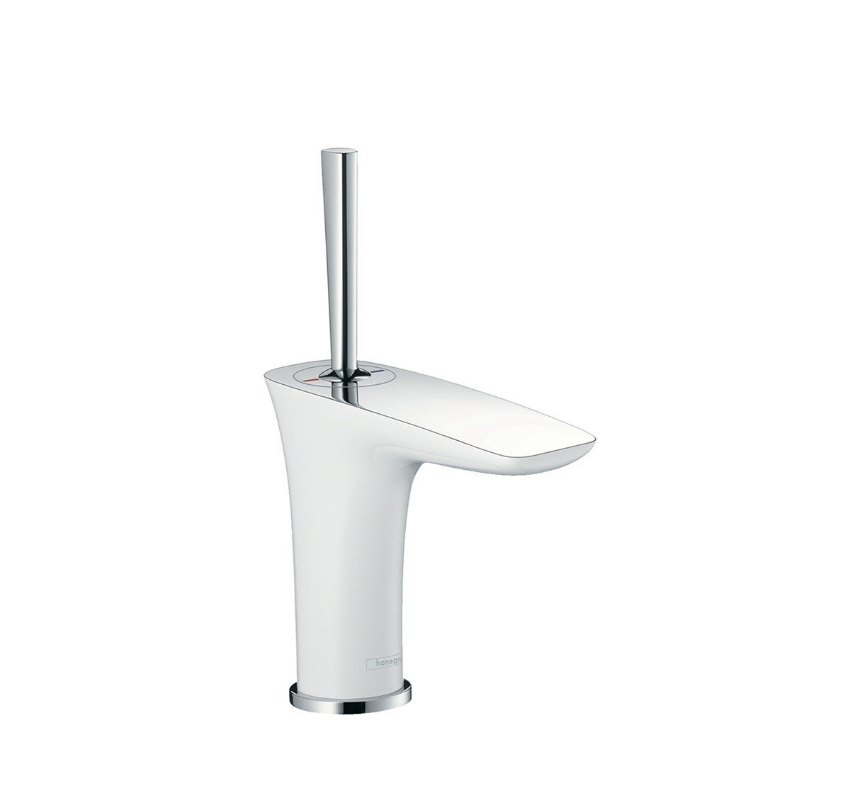 Hansgrohe PuraVida 15075400 - Смеситель для раковины ComfortZone 100 (белый - хром)