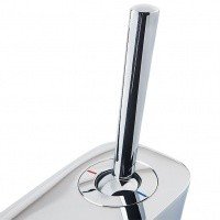 Hansgrohe PuraVida 15075400 - Смеситель для раковины ComfortZone 100 (белый - хром)