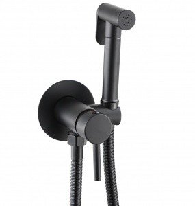 Savol S-FXQ003H Гигиенический душ - комплект со смесителем (чёрный матовый)