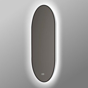 Vincea VLM-3AU900B-2 Зеркало для ванной комнаты с LED-подсветкой 500*900 мм | с функцией антизапотевания (чёрный)