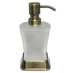 WasserKRAFT Exter K-5599 Дозатор для жидкого мыла настольный (бронза)