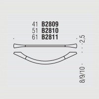 Colombo Design LAND B2809 Держатель для полотенца 41 см (хром)