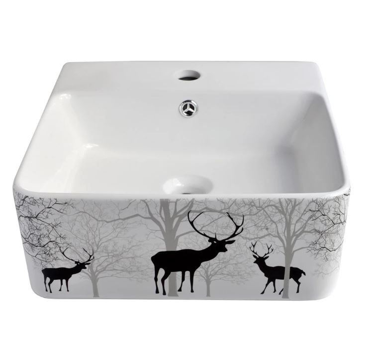 Bronze de Luxe Black Deer 1060BD Раковина накладная на столешницу ...