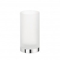 Colombo Design Nordic B5241 - Стакан для зубных щеток | настольный (хром - стекло матовое)