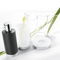 Colombo Design Nordic B5241 - Стакан для зубных щеток | настольный (хром - стекло матовое)