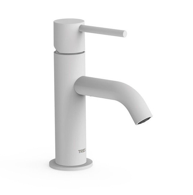 Tres Study Exclusive 26290301BM Смеситель для раковины (белый матовый ...