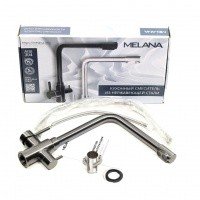 MELANA F9505HC Высокий смеситель для кухни (бронза)