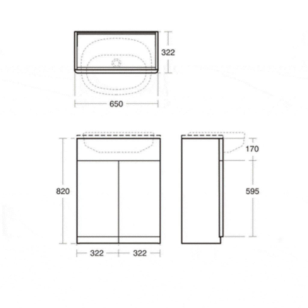 Подстолье под раковину T7818WG Ideal Standard SoftMood, в магазине ...
