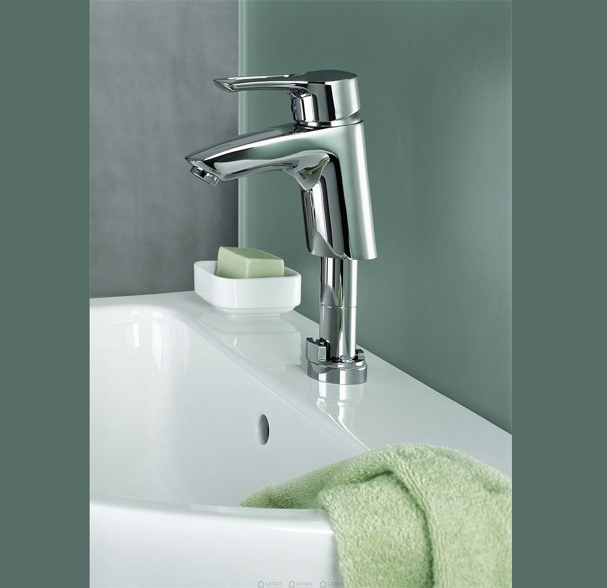 KLUDI MX 331840562 - Смеситель для раковины XXL (хром), купить в ...