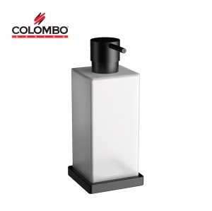 Colombo Design LOOK B9317.NM - Дозатор для жидкого мыла 310 мл | настольный (черный матовый)