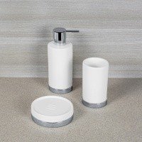 Colombo Design Nordic B5241.0CR-CBO Стакан для зубных щеток | настольный (хром - белая керамика)