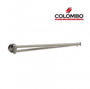 Colombo Design PLUS W4913.HPS1 - Держатель для полотенца 34 см | двойной (нержавеющая сталь)