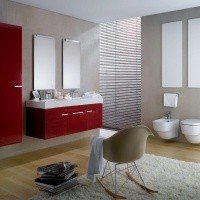 Ideal Standard Imagine T0699YF подвесной шкаф/пенал для ванной комнаты, цвет (красный лак) на распродаже