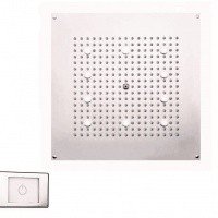 Bossini Dream Cube H37453.094 Верхний душ с LED-подсветкой 470*470 мм (никель шлифованный)