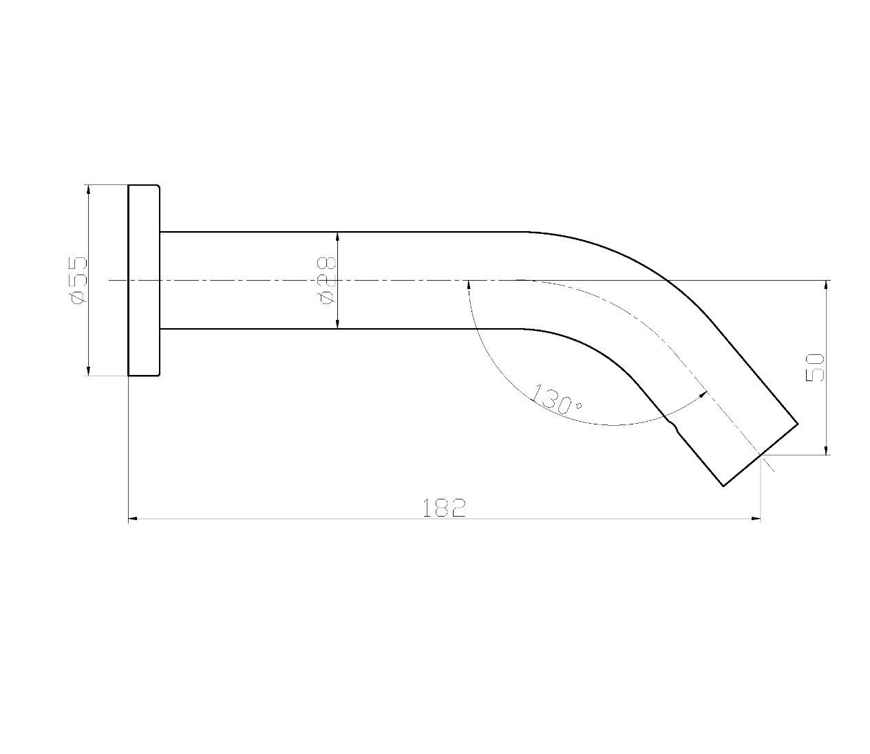 Nofer 07265.B Автоматический настенный кран подачи воды для раковины ...
