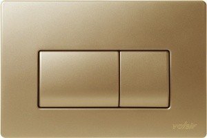 Valsir P1 VS0871340 Накладная панель смыва для унитаза (золото матовое)