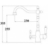 ZORG Sanitary ZR312YF-33-Nickel Смеситель для кухни