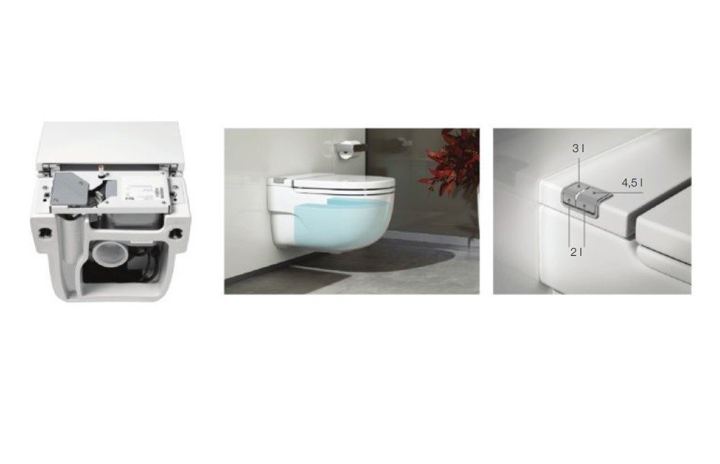 Roca In-Tank Meridian 893302000 Унитаз подвесной со встроенным бачком ...