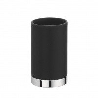 Colombo Design Nordic B5241.0CR-CNO Стакан для зубных щеток | настольный (хром - черная керамика)