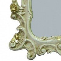 Зеркало в раме 71 х 107 см TW02002avorio/oro Tiffany World