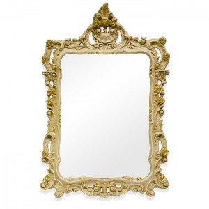 Зеркало в раме 71 х 107 см TW02002avorio/oro Tiffany World