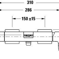 Duravit Manhattan MH5230000046 Смеситель для ванны (чёрный матовый)