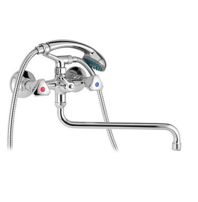 Mofem Metal 145-0009-07 Смеситель для ванны с длинным изливом (хром), в ...