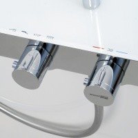 WasserKRAFT A11301 Душевая система - комплект с термостатом с функцией наполнения ванны (хром | белый)