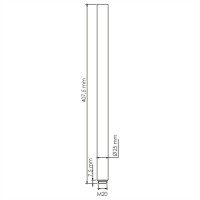 WasserKRAFT A211 Удлинитель для душевой системы 400 мм (хром)