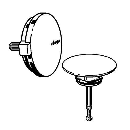 Viega Multiplex Visign M5 арт. 735883 Комплект накладок на слив-перелив ...