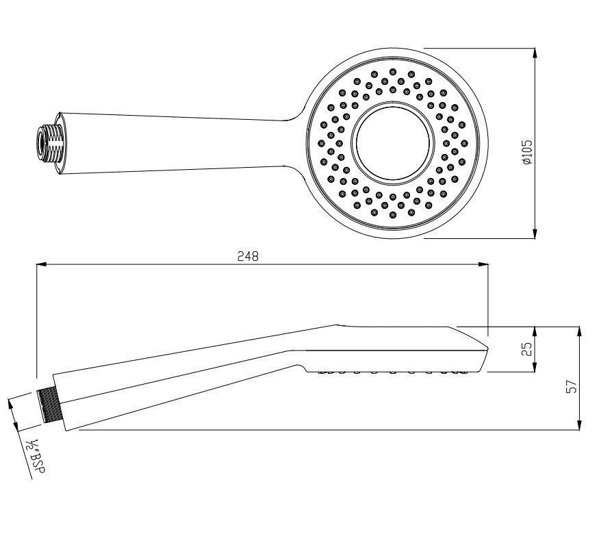 Jaquar Rain Shower HSHWHM1715 Ручной душ, купить в магазине