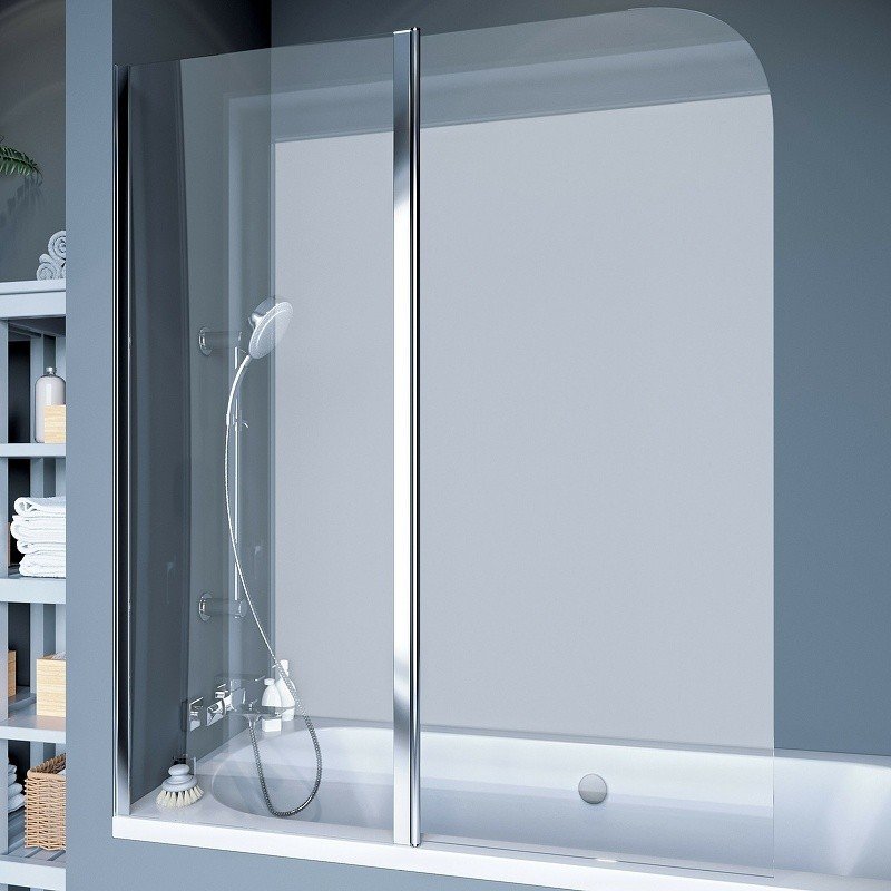 Koller Pool Waterfall Line QP95L Шторка для ванны 1150*1400 мм (профиль ...