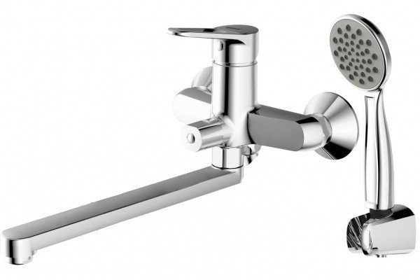 Bravat Eco-D F693158C-LB Смеситель для ванны (Хром), в магазине ...