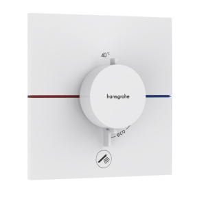 Hansgrohe ShowerSelect Comfort E 15575700 Термостатический смеситель для душа - внешняя часть (белый матовый)