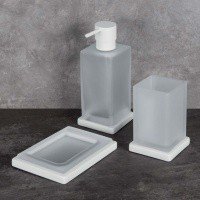 Colombo Design LOOK B1640.BM Мыльница настольная (белый матовый)