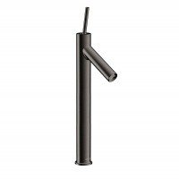 Axor Starck 10129340 Высокий смеситель для раковины - шлифованный черный хром,  без донного клапана