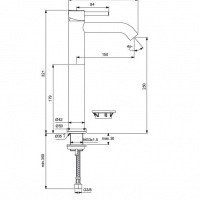 Ideal Standard CERALINE BC269AA Высокий смеситель для раковины (хром)