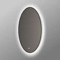 Vincea VLM-3DE800B-2 Зеркало для ванной комнаты с LED-подсветкой Ø 800 мм | с функцией антизапотевания (чёрный)