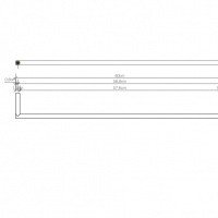 Decor Walther Mikado HTE60 0520920 Держатель для полотенца 60 см